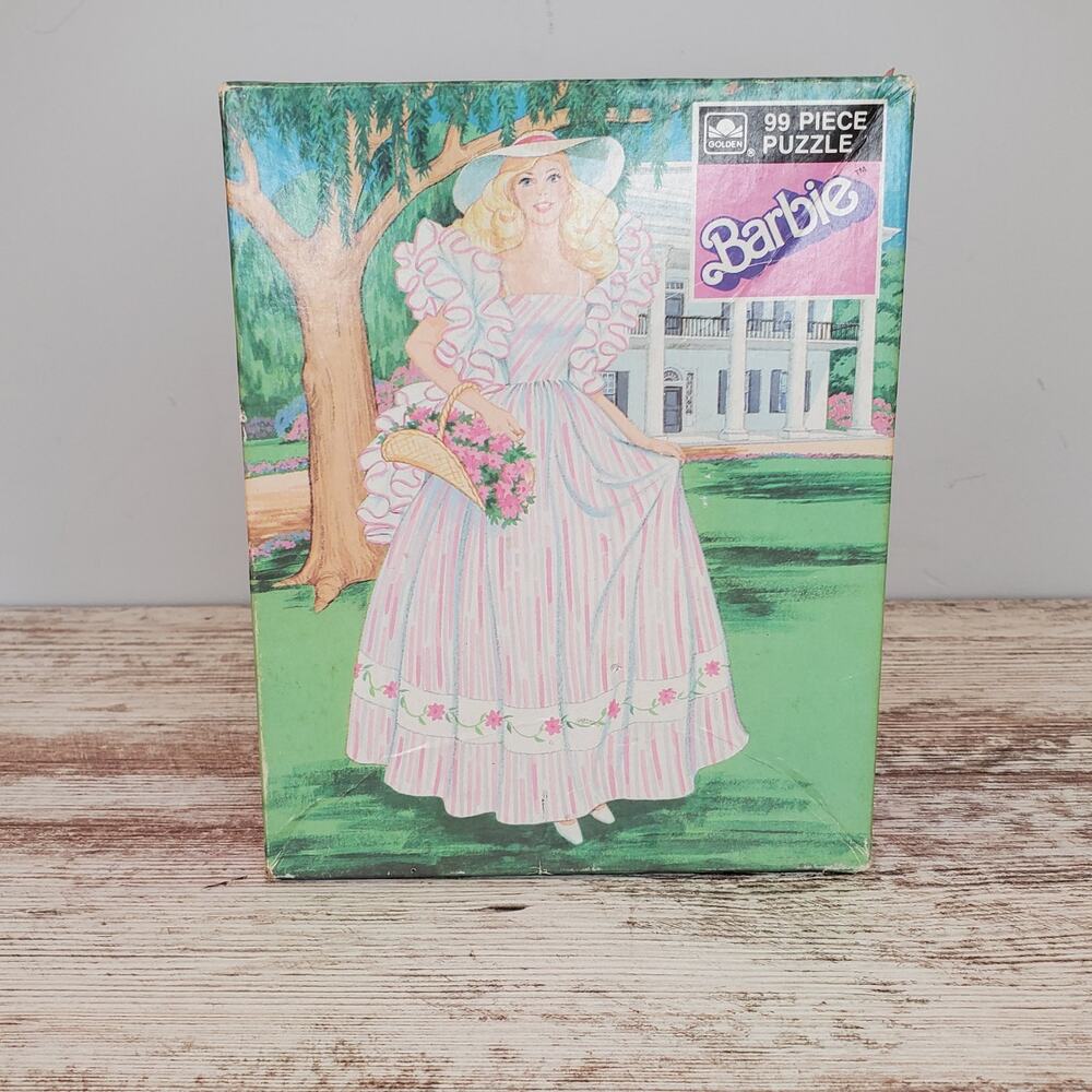 Barbie Vintage Jigsaw Puzzle by Golden 99 Pieces 1987